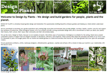 Tablet Screenshot of designbyplants.com